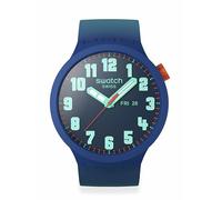 Swatch Big Bold Unisex Watch Casual Plastic Blue Automatic Waterproof Essentially Bold