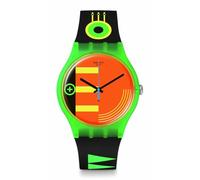 Swatch Casual Watch Green Quartz Bio-sourced NEON RIDER, Green, SWATCH NEON