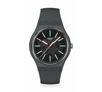 Swatch Casual Watch Unisex Grey Quartz Bio-sourced Cobblestone Street, Grey, Essentials
