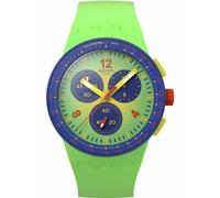 Swatch Chronograph Flowing Freshly Green Dial Unisex Watch SUSG101
