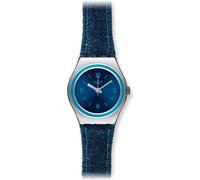 Swatch Denim Girl Ladies Wristwatch, Analogue, Quartz, Leather, YSS278