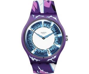 Swatch Dragon Ball Z Gohan Blue Dial Silicone Strap Unisex Watch SUOZ345