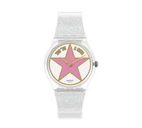 Swatch Gent Bio SO28Z108 Star Mom Mother's Day Edition Watch, bracelet