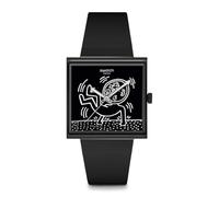 Swatch Keith Haring Foundation SO34Z103, Black/White