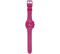 Swatch Ladies Watch Chrono Plastic 2 Pink Run SUIP401
