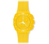 Swatch Ladies Watch Chrono Plastic 2 Yellow Run SUIJ400