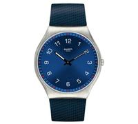 Swatch Mens Analogue Swiss Quartz Watch with Rubber Strap SS07S102