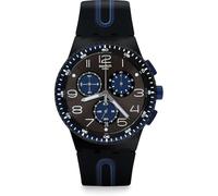 Swatch Men's Digital Quartz Watch with Silicone Bracelet - SUSB406