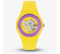 Swatch Mens Purple Rings Yellow Watch SO29J100