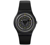 Swatch Mens Analogue Quartz Watch with Silicone Strap SUOB157