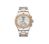 Swatch Men's Digital Quartz Watch with Stainless Steel Strap YOS452G