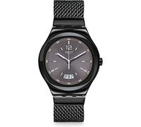 Swatch Mens Analogue Quartz Watch with Stainless Steel Strap YWB405MA