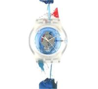 Swatch Men's Wrist Watch Blue SUJK104C with Plastic Strap