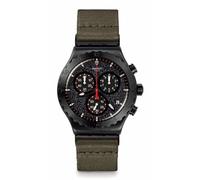 Swatch Power Of Nature By The Bonfire Khaki Watch YVB416