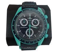 Swatch MoonSwatch Omega x Mission to Earth Polar Lights Bioceramic Wrist Watch