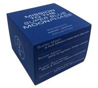 Swatch MoonSwatch Omega x Mission To The Super Blue Moonphase Wrist Watch, blue, Strap