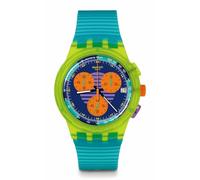 Swatch Neon Wave Multicoloured Dial Watch SUSJ404
