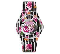 Swatch Rose Explosion Unisex Quartz Watch 41mm, Pink, Strip