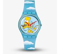 Swatch The Simpsons Angel Bart Valentine's Day Edition Watch, Blue, M, Classic