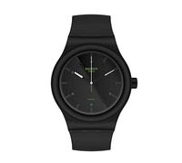 Swatch Sistem51 Biosourced Unisex Watch Casual Bioceramic Black Quartz Waterproof Am51