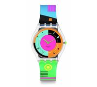 Swatch Skin Classic Biosourced Unisex Watch Casual Plastic Multicolor Quartz Waterproof Neon Hot Racer