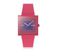 Swatch SQUARE BIOCERAMIC Wristwatch, Pink