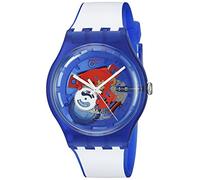 Swatch SUON112 Unisex Analogue Quartz Watch with Silicone Strap