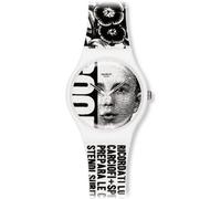 Swatch SUOZ127 Unisex Watch Analogue Plastic