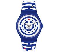 Swatch Men Analogue Quartz Watch with Silicone Strap SUOZ279