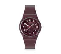 Swatch Thru The Crown Glass- SO28R115, burgundy, strip