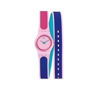 Swatch Unisex Analogue Quartz Watch with Silicone Strap LP140