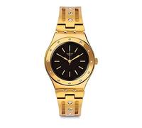Swatch Unisex Analogue Quartz Watch with Stainless Steel Strap YLG135G