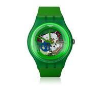 Swatch Unisex Analogue Watch with Green Dial Analogue Display - SUOG103