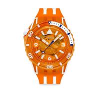 Swatch Unisex Casual Bio-Source Quartz Watch, Orange
