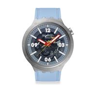 Swatch Unisex Casual Watch Beige Stainless Steel Quartz Confident Moment, Swatch Big Bold Moment