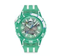 Swatch Unisex Casual Watch Bio-sourced Quartz, Green, Modern