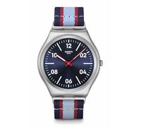 Swatch Unisex Casual Watch Green Stainless Steel Quartz Casual Stripe, Beside The Sea