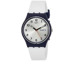Swatch Unisex Digital Quartz Watch with Silicone Bracelet - GN720