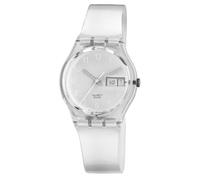 Swatch Unisex Snowcovered White Dial Watch