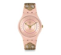 Swatch Unisex Analogue Quartz Watch with Textile Strap SUOP108
