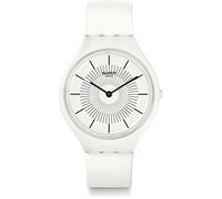 Swatch Unisex Digital Quartz Watch with Silicone Strap SVOW100
