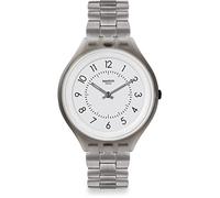 Swatch Unisex Digital Quartz Watch with Stainless Steel Strap SVUM101G