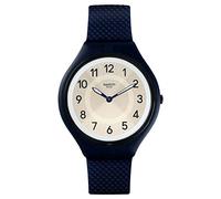 Swatch Unisex Digital Quartz Watch with Silicone Strap SVUN101