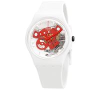 Swatch Watch Gent Bioceramic Lacquered SO31W104 TIME to RED Small