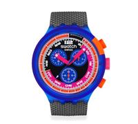 Swatch Watch NEON PARTY TO THE MAX SB06N102 Black, blue