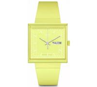 Swatch WHAT IF…LEMON? Quartz Yellow Dial Bioceramic Strap Unisex Watch SO34J700