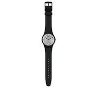 Swatch Womens Analogue Swiss Quartz Watch with Silicone Strap SUOB172