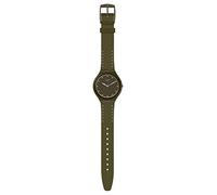 Swatch Womens Analogue Swiss Quartz Watch with Silicone Strap SVOG101