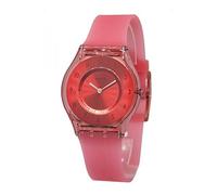 Swatch Women's Analogue Watch with Red Dial Analogue Display - SFR103