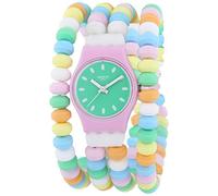 Swatch Women's Quartz Watch Caramellisima LP135B with Plastic Strap